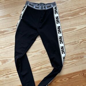 NYC black leggings stretch